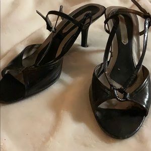 Bandolino leather strappy sandal, sz 9.5